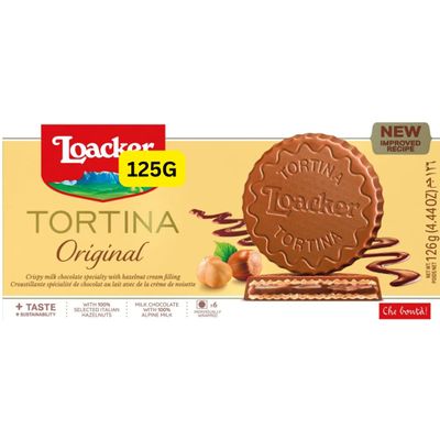 Tortina With Italian Hazelnuts Wafer snack Loackers 125g (1x125g)