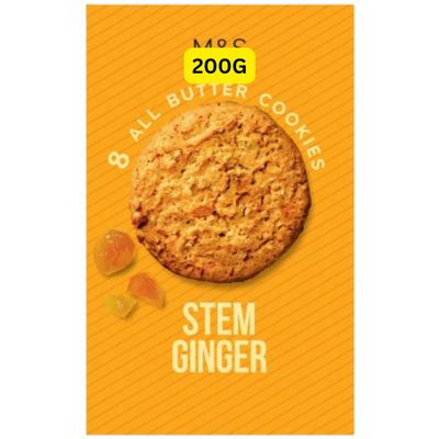 All Butter Stem Ginger Cookies 8 per pack 200g MandS (1x200g)