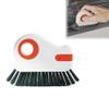2 In 1 Multifunctional Cleaning Tool Reusable All-Purpose Scraper Brushes Window Sill Crevice Brushes for Windows Door Track Bathroom Kitchen view 2