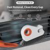 2 In 1 Multifunctional Cleaning Tool Reusable All-Purpose Scraper Brushes Window Sill Crevice Brushes for Windows Door Track Bathroom Kitchen view 3