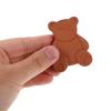Alasum 3pcs Bear Sugar Keeper Sugar Preservation Discs Made of Pottery and Chips Moisture Absorbing Packs for Kitchen Food Storage Containers view 4