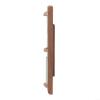 15 Minute Red Cedar Sauna Sand Timer with White Glass Beads and Mount for Accurate Spa Timing view 4