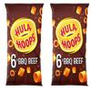 Hula Hoops BBQ Beef Flavour Crisps - (Pack of 2) view 1