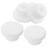 Hemobllo 4pcs Silicone Replacement Plugs for Water Flosser Tank, Leakproof Sealing Caps with Easy Installation, White Silicone Stopper Accessories for Home and Office Use view 1