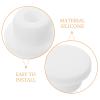 Hemobllo 4pcs Silicone Replacement Plugs for Water Flosser Tank, Leakproof Sealing Caps with Easy Installation, White Silicone Stopper Accessories for Home and Office Use view 3