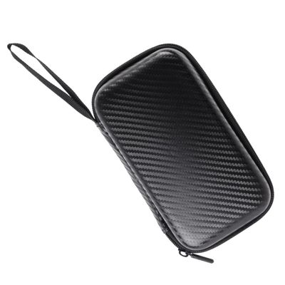 FESTFENDS Bag Wear-resistant Black for Thermometer Storage Portable with Eva Shockproof and Pu Material, Classic Zipper Design Safety and Sturdy Protection Travel