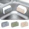 Suction Cup Sponge Holder Kitchen Sink Drainage Rack Bathroom Soap Storage Shelf Drilling for Wall Organizer Ventilated Dish Cloth Dryer Countertop (Green) view 1