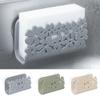Suction Cup Sponge Holder Kitchen Sink Drainage Rack Bathroom Soap Storage Shelf Drilling for Wall Organizer Ventilated Dish Cloth Dryer Countertop (Green) view 3
