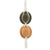 Macrame Hat Rack Wall Mounted, Boho Hat Holder for Wide Brim Hats, Cotton Rope Cap Organizer with Wooden Pegs, Rustic Wall Hanging Storage Stand for ( Layer 93cm) view 2