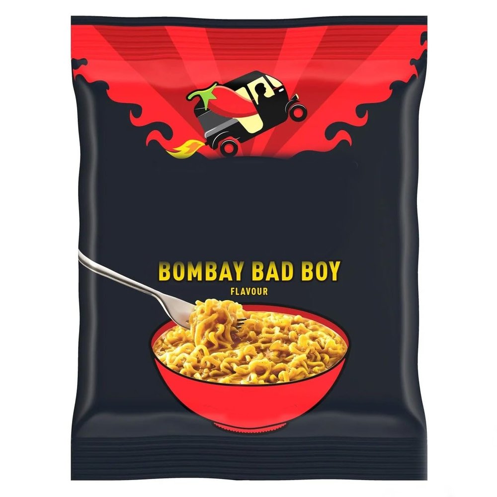 Bombay Bad Boy Instant Noodles, Bombay Bad Boy Flavour, Vegan, 115g