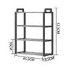 Stainless Steel Shoe Storage Rack, Multi-Layer Entryway Shoe Organizer for Narrow Hallway, Vertical Space Saver Stand for Dorm Room and Small (White) view 2
