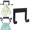 Wall Mounted Ironing Board Holder Metal Laundry Room Organizer Space Saving Board Rack for T Style and Y Shape Boards Utility Room Storage Solution view 4