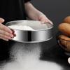 Fine Mesh Flour Sifter Stainless Steel Powdered Sugar Strainer Professional Baking Sieve for Dry Ingredients Rust Proof Kitchen Sifting Tool - view 1