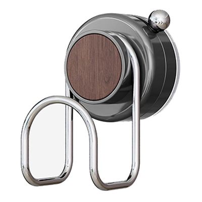 Vacuum Suction Hooks No Drill Wall Mount J Hooks Heavy Duty Reusable for Hangers for Bathroom Shower Kitchen Towel Hat Key Organiser Moisture (D)