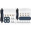 Replacement Parts Kit for Robot Vacuum for C20, Includes Main Roller Brush, Side Brushes, for HEPA , Dust Bags & Microfiber Mop Pads for (B) view 1