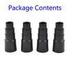for Vacuum Adapter Hose Connector, Power Tool Dust Extraction Fitting Reducer, Adjustable 21mm to 35mm Workshop Vacuum Cleaner Attachment for view 2