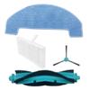 Robot Vacuum Replacement Parts Kit for Mamibot EXVAC700 for Pioneer, Includes Roller Brush, Side Brushes, for HEPA and Mop Cloths for Efficient Floor (D)
