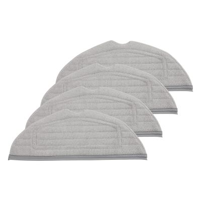 Replacement Mop Pads for Mova and Plus Robot Vacuum, Washable Microfiber Cleaning Cloths, Reusable Floor Wipes for Pet Hair and Dust Removal,