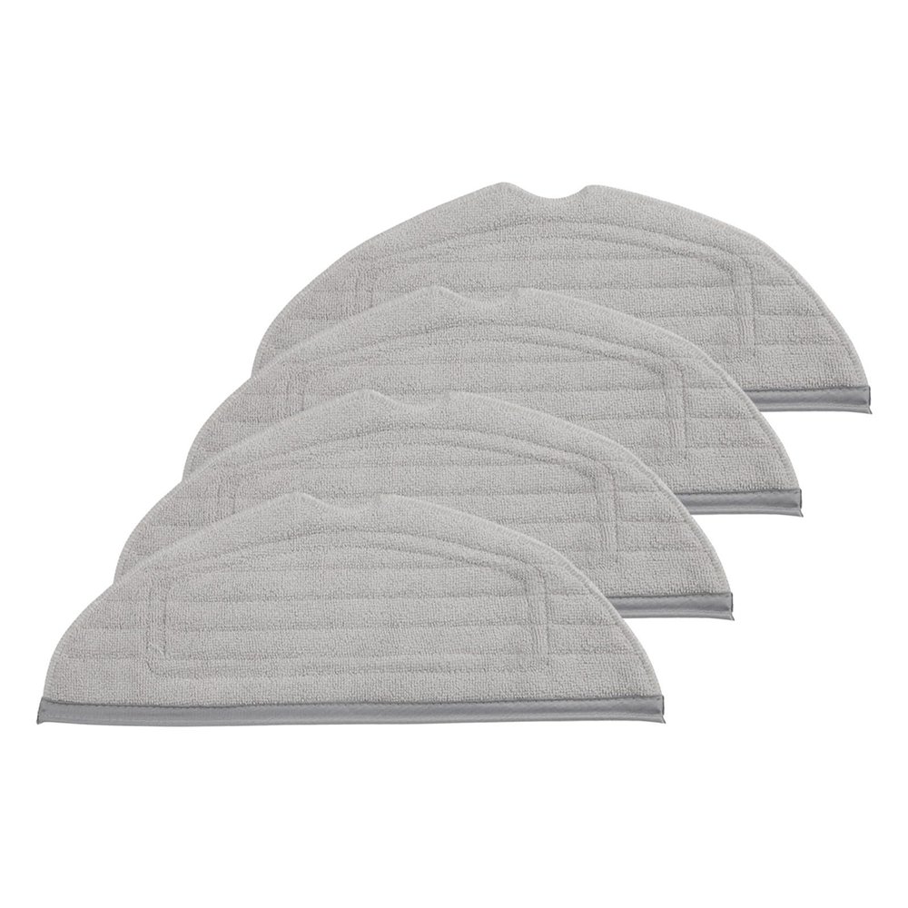 Replacement Mop Pads for Mova and Plus Robot Vacuum, Washable Microfiber Cleaning Cloths, Reusable Floor Wipes for Pet Hair and Dust Removal,