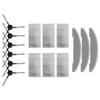 Replacement Parts Kit for Vexilar for Cleanova for W7 W11 Vacuum Cleaner, Includes Side Brushes Microfiber Mop Cloths for Pet Hair Hard Floors Corner view 2