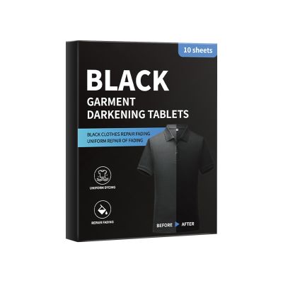 Kelisdi 10sheets Efficiency Laundry Sheets Restores Fade Dark Clothing Color Gentle Carbonates Formulas Safe Clothes Protectors Color Enhancing Detergent Sheets