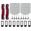 26-Piece Replacement Parts Kit for Yeedi for C12 for Pro Plus Vacuum, Includes Roller Main Brush, Side Brushes, Washable Mop Cloths, for HEPA for Pet view 3