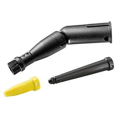 Steam Turbo Brush and Power Nozzle Set for SC1-SC7, High Temp ABS Corner Cleaning Attachment with Extended Tip for Tool and Small Round