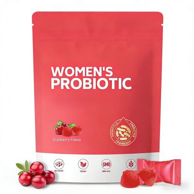Womens Probiotic Gummies with Cranberry, Prebiotic Blend, Support Feminine Balance & Daily Intimate Wellness