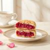 MAFUSE Fresh Rose Flower Cakes Traditional Chinese Aromatic Dessert Featuring Edible Rose Petals. Perfect for Gifting To Her, Mother's Day, Christmas, or Afternoon Tea. (Pack of 10) view 2