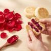 MAFUSE Fresh Rose Flower Cakes Traditional Chinese Aromatic Dessert Featuring Edible Rose Petals. Perfect for Gifting To Her, Mother's Day, Christmas, or Afternoon Tea. (Pack of 10) view 3