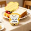 30th Birthday Gifts for Women Men, Emotional Support Gift, Positive Crochet Toast, 30th Birthday Keepsake, Handmade Emotional Support Plush Bread 30 Years Old Gifts for Daughter Sister Wife Auntie view 3