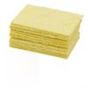 100 Pcs Soldering Iron Cleaning Sponges, Yellow Tip Cleaner Pads for Welding Station, High Absorbency Brass Wool Alternative to Keep Tips Clean view 1