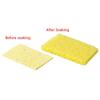 100 Pcs Soldering Iron Cleaning Sponges, Yellow Tip Cleaner Pads for Welding Station, High Absorbency Brass Wool Alternative to Keep Tips Clean view 4