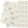 PACKOVE 50 Sheets Oil-Proof Food Wrap Paper for Chips and Sandwiches, Non Odor Paper Sheets with Fresh Pattern Design, for Lunch Boxes and Picnics view 1