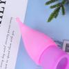 Alipis 2pcs 30ml Silicone Menstrual Cups Flexible Leak-Proof Collectors with High Tensile Strength for Sleeping Overnight and Hiking Reusable Feminine Hygiene Product Random Random Color view 3