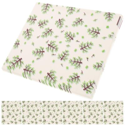 KALLORY 50 Sheets Sandwich Wrapping Paper Non Odor Oil-Proof Paper with Fresh Pattern Design and Delicate Look for Office Sandwiches and Lunch Boxes