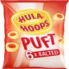 Crunchy Potato Rings Snacks Multipack (6 x 15g Bags), Vegetarian Snack, No Artificial Flavours, Colours or MSG (Hula Hoops Puft Salted Multipack Crisps 6x15g) view 1