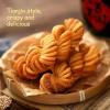 Brown sugar sweet Fried Dough Twists, Tianjin flavor Fried Dough Twists, Chinese traditional Dim sum, sesame pastry, crisp biscuits, substitute breakfast, casual snack (Tianjin flavor,1 bag) view 2
