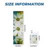 Cooling Towels for Neck and Face(40"x 12"), Sports Cold Towels for Hot Weather, Daisy Flowers in Different Featured Framed Gym Towels for Men Women, Soft Breathable Workout Towels for Yoga, Running view 3