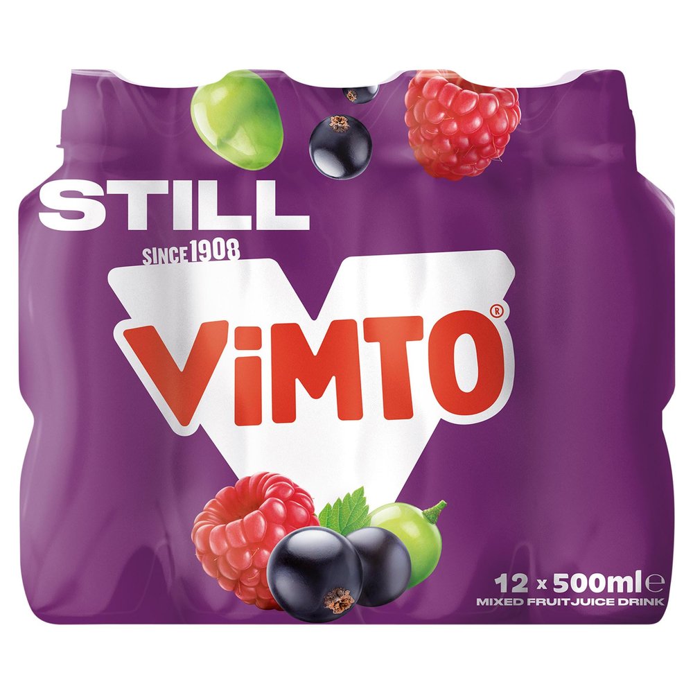 Vimto Still Mixed Fruit Juice Drink 12 x 500ml