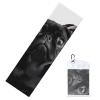 HCBPWVQA Cooling Towels for Neck and Face(40"x 12"), Sports Cold Towels for Hot Weather, Cute Black Pug Dog Gym Towels for Men Women, Soft Breathable Workout Towels for Yoga, Running view 1
