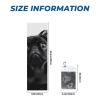 HCBPWVQA Cooling Towels for Neck and Face(40"x 12"), Sports Cold Towels for Hot Weather, Cute Black Pug Dog Gym Towels for Men Women, Soft Breathable Workout Towels for Yoga, Running view 3