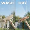 3-In-1 Double-Sided Window Screen Cleaning Brush, Screen Brush Double-Sided Window Glass Cleaner, Glass Cleaning Scraper, Built-In Crevice Brush, For Home, Office & Car Screens (Yellow) view 3