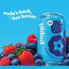 Popi Prebiotic Soda Variety Pack, 4 x 330ml Cans Low Sugar, Natural Flavors (Poppi Wild Berry Soda Cans 4x330ml) view 3