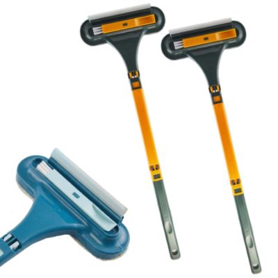 2 in 1 Window Screen Cleaner Tools with Squeegee, Window Screen Cleaning Brush, Mesh Screens Cleaners, Multi-Purpose Cleaning Brush for Patio,Door, Porch Screens