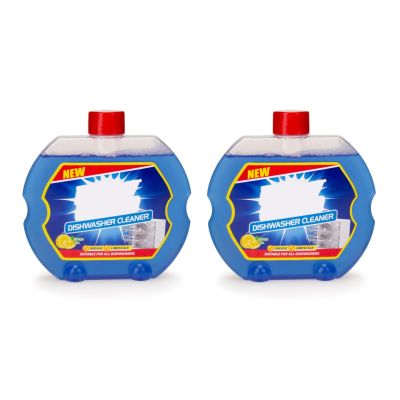 Dishwasher Cleaner, Easy-to-Use, Quick Application, Restore Washing Efficiency, Fast-Acting, Long-Lasting Performance, Ideal for Interior Surfaces, Spray Arms, Filters & Pipes, 250ml (Pack of 2)