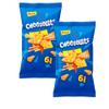 Cheeselets Baked Snacks, Pack of 2, Intensely Cheesy Flavour, Baked with Real Cheese, Vegetarian, 6 x 24.5g