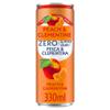 Italian Sparkling Variety Drink 330ml Zero Lemon, Peach & Clementine Flavours, Sugar-Free Carbonated Soft Drinks, Refreshing Beverage Pack - snplg (12 x Cans, Zero Peach & Clementine 330ml) view 3
