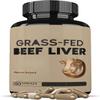Grass Fed Beef Liver Capsules - Provides Energy - Fat Free view 1