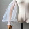 JDNH Elasticated Bridal Arm Sleeves Premium Lace Coverage for Formal Ceremonies and Receptions Lace Arm Cover Sleeves for view 4